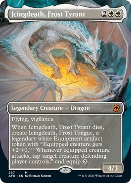 Icingdeath, Frost Tyrant (Borderless) (287) (Adventures in the Forgotten Realms)