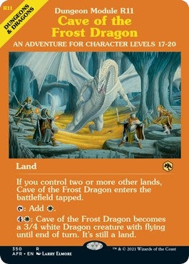 Cave of the Frost Dragon (Dungeon Module) (350) (Adventures in the Forgotten Realms)