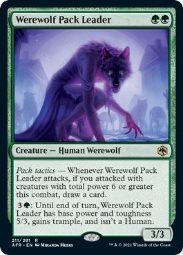 Image for Werewolf Pack Leader (211) (Adventures in the Forgotten Realms) - Magic: The Gathering