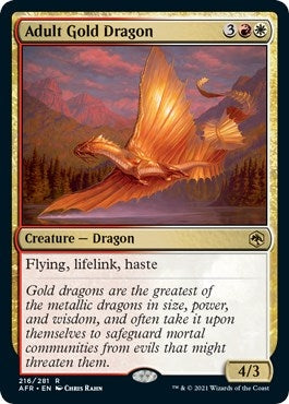 Adult Gold Dragon (216) (Adventures in the Forgotten Realms)