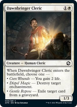 Image for Dawnbringer Cleric (9) (Adventures in the Forgotten Realms) - Magic: The Gathering