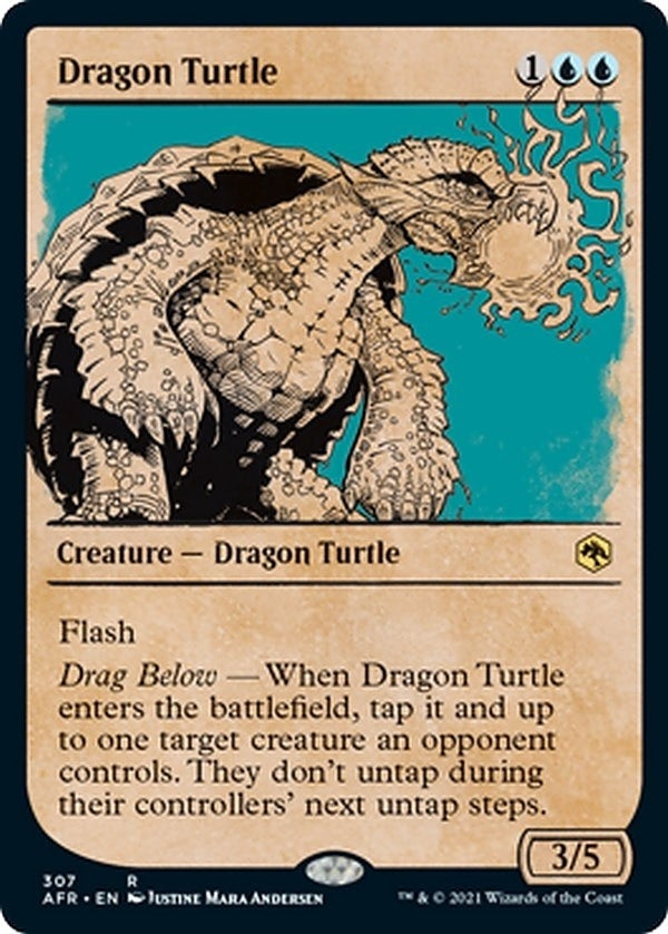 Image for Dragon Turtle (Showcase) (307) (Adventures in the Forgotten Realms) - Magic: The Gathering