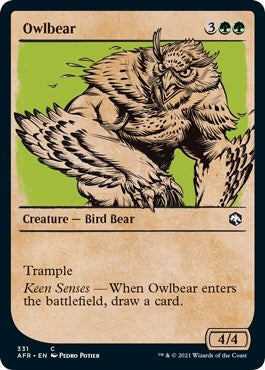 Image for Owlbear (Showcase) (331) (Adventures in the Forgotten Realms) - Magic: The Gathering