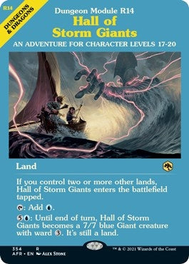 Image for Hall of Storm Giants (Dungeon Module) (354) (Adventures in the Forgotten Realms) - Magic: The Gathering