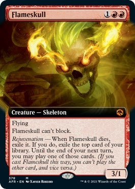Image for Flameskull (Extended Art) (378) (Adventures in the Forgotten Realms) - Magic: The Gathering