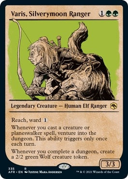 Image for Varis, Silverymoon Ranger (Showcase) (335) (Adventures in the Forgotten Realms) - Magic: The Gathering