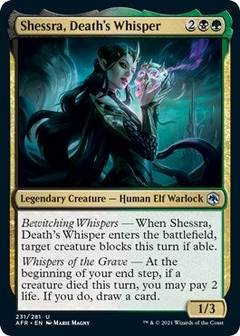 Image for Shessra, Death's Whisper (231) (Adventures in the Forgotten Realms) - Magic: The Gathering