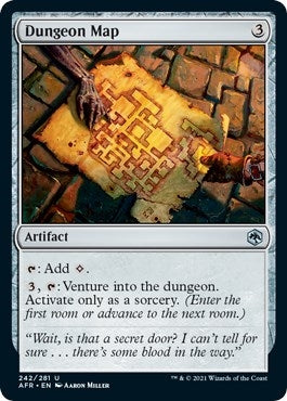 Image for Dungeon Map (242) (Adventures in the Forgotten Realms) - Magic: The Gathering