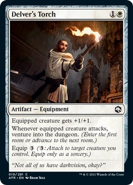 Image for Delver's Torch (10) (Adventures in the Forgotten Realms) - Magic: The Gathering