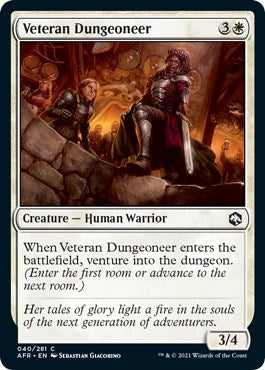 Image for Veteran Dungeoneer (40) (Adventures in the Forgotten Realms) - Magic: The Gathering