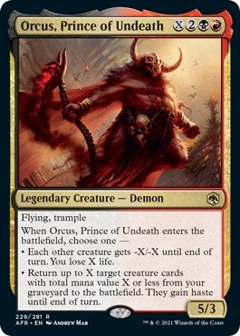 Orcus, Prince of Undeath (229) (Adventures in the Forgotten Realms)