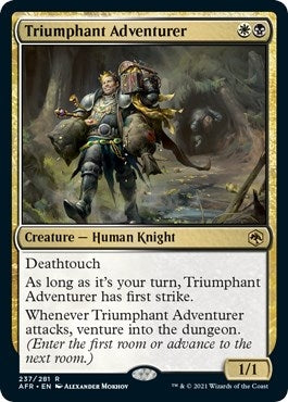Image for Triumphant Adventurer (237) (Adventures in the Forgotten Realms) - Magic: The Gathering