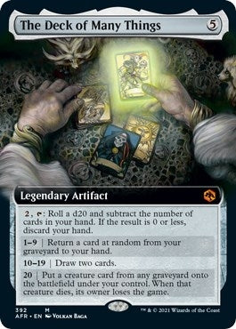 Image for The Deck of Many Things (Extended Art) (392) (Adventures in the Forgotten Realms) - Magic: The Gathering