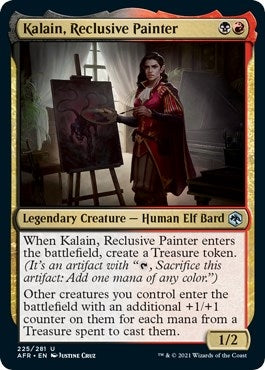 Image for Kalain, Reclusive Painter (225) (Adventures in the Forgotten Realms) - Magic: The Gathering