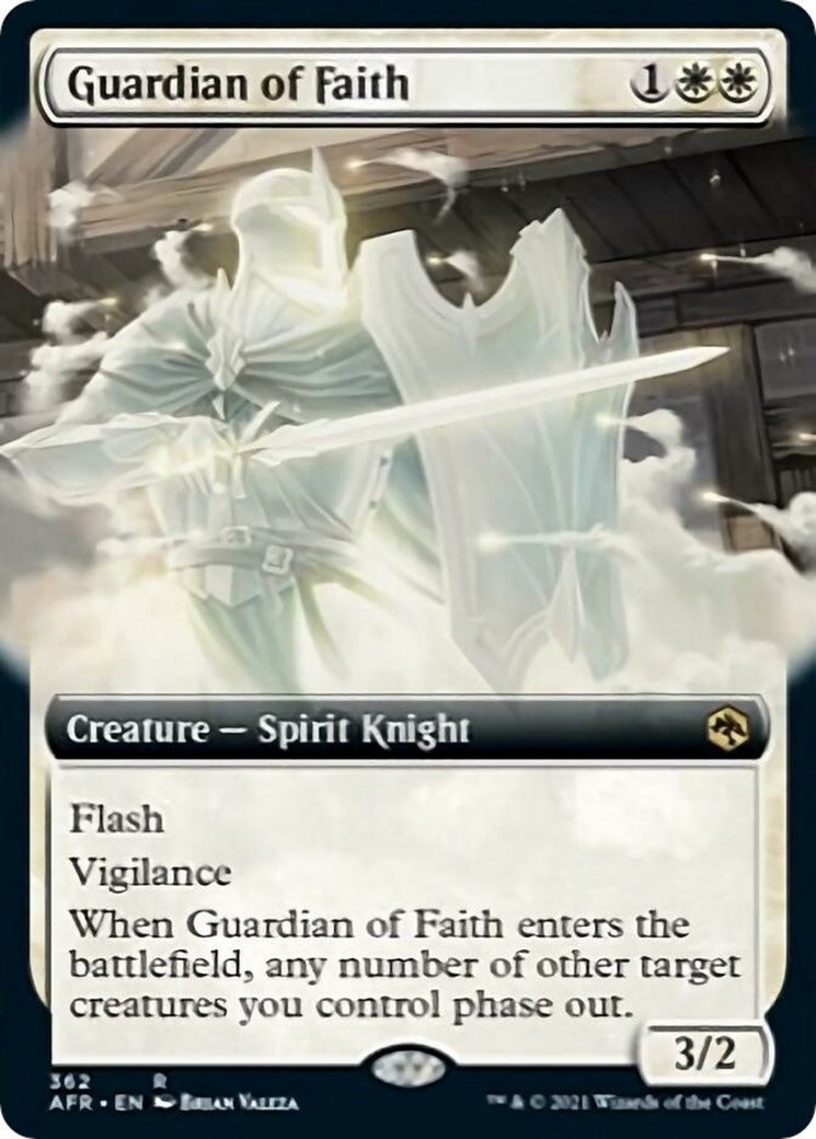 Image for Guardian of Faith (Extended Art) (362) (Adventures in the Forgotten Realms) - Magic: The Gathering
