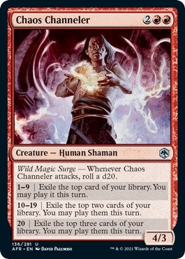 Image for Chaos Channeler (136) (Adventures in the Forgotten Realms) - Magic: The Gathering
