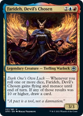 Image for Farideh, Devil's Chosen (221) (Adventures in the Forgotten Realms) - Magic: The Gathering