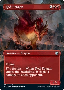 Red Dragon (Borderless) (294) (Adventures in the Forgotten Realms)