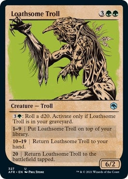 Loathsome Troll (Showcase) (327) (Adventures in the Forgotten Realms)