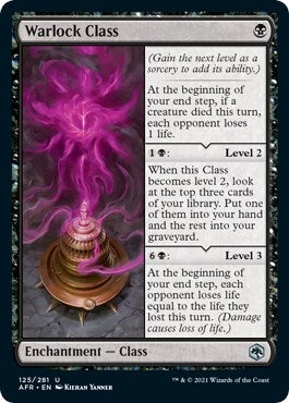 Warlock Class (125) (Adventures in the Forgotten Realms)
