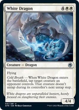 Image for White Dragon (41) (Adventures in the Forgotten Realms) - Magic: The Gathering