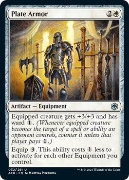 Image for Plate Armor (32) (Adventures in the Forgotten Realms) - Magic: The Gathering