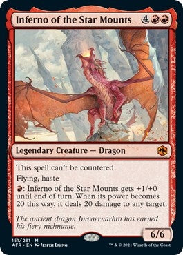 Image for Inferno of the Star Mounts (151) (Adventures in the Forgotten Realms) - Magic: The Gathering