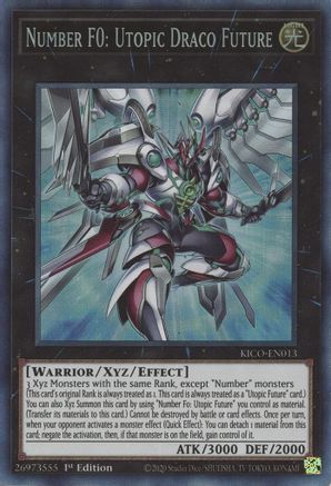 Number F0: Utopic Draco Future (CR) (KICO-EN013) - King's Court 1st Edition