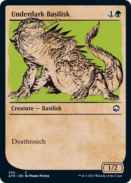Underdark Basilisk (Showcase) (334) (Adventures in the Forgotten Realms)