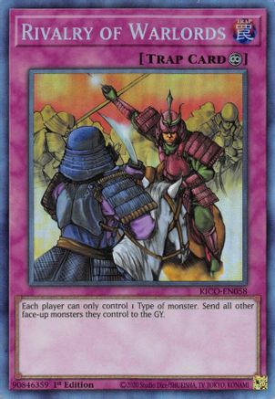 Rivalry of Warlords (CR) (KICO-EN058) - King's Court 1st Edition