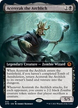 Acererak the Archlich (Extended Art) (372) (Adventures in the Forgotten Realms)