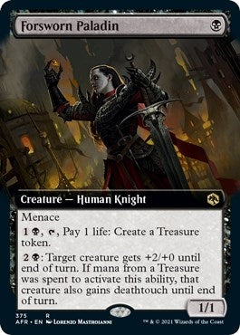 Forsworn Paladin (Extended Art) (375) (Adventures in the Forgotten Realms)