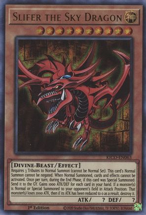 Slifer the Sky Dragon (Ultra Pharaoh's Rare) (KICO-EN063) - King's Court 1st Edition