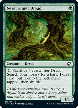 Image for Neverwinter Dryad (195) (Adventures in the Forgotten Realms) - Magic: The Gathering