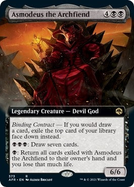 Image for Asmodeus the Archfiend (Extended Art) (373) (Adventures in the Forgotten Realms) - Magic: The Gathering