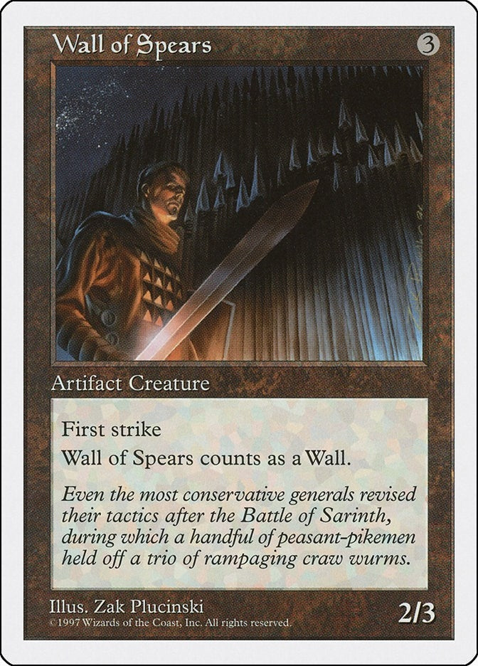 Wall of Spears (Fifth Edition)