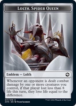 Image for Emblem - Lolth, Spider Queen (17) (Adventures in the Forgotten Realms) - Magic: The Gathering