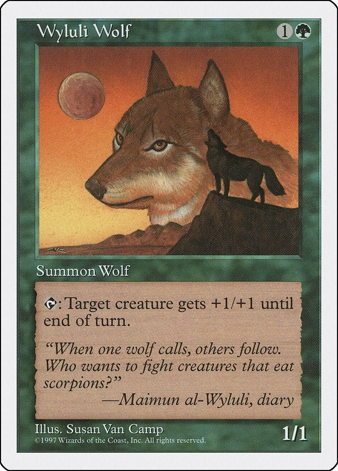 Wyluli Wolf (Fifth Edition)