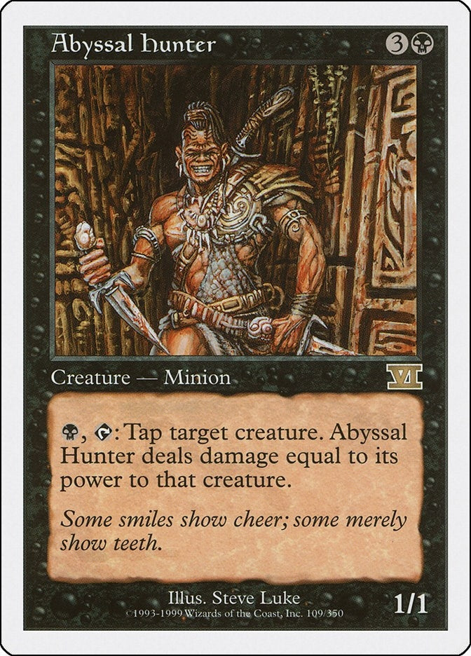 Image for Abyssal Hunter (109) (Classic Sixth Edition) - Magic: The Gathering