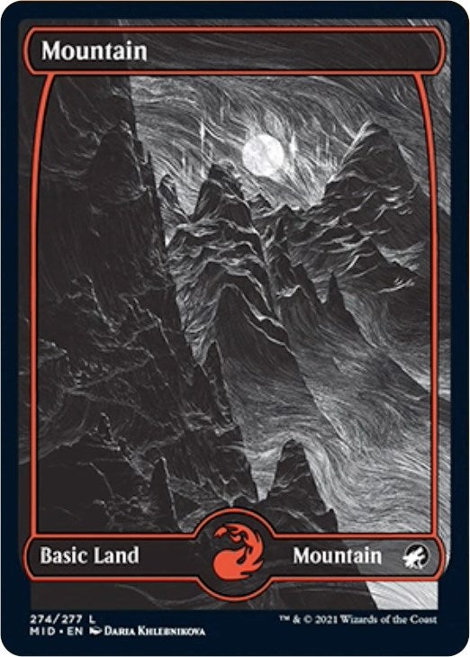 Image for Mountain (274) (274) (Innistrad: Midnight Hunt) - Magic: The Gathering