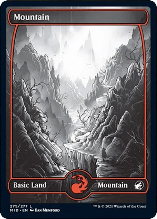 Image for Mountain (275) (275) (Innistrad: Midnight Hunt) - Magic: The Gathering