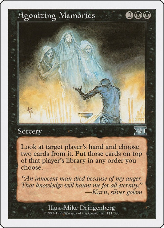 Image for Agonizing Memories (111) (Classic Sixth Edition) - Magic: The Gathering