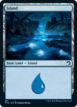 Image for Island (381) (381) (Innistrad: Midnight Hunt) - Magic: The Gathering
