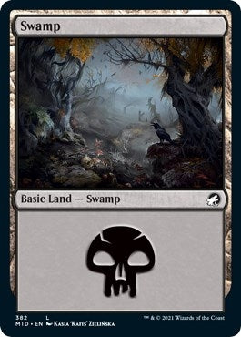 Image for Swamp (382) (382) (Innistrad: Midnight Hunt) - Magic: The Gathering