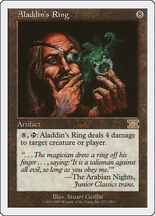 Image for Aladdin's Ring (271) (Classic Sixth Edition) - Magic: The Gathering