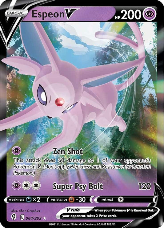 Espeon V (064/203) (SWSH07: Evolving Skies)