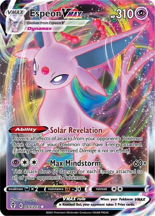 Espeon VMAX (065/203) (SWSH07: Evolving Skies)