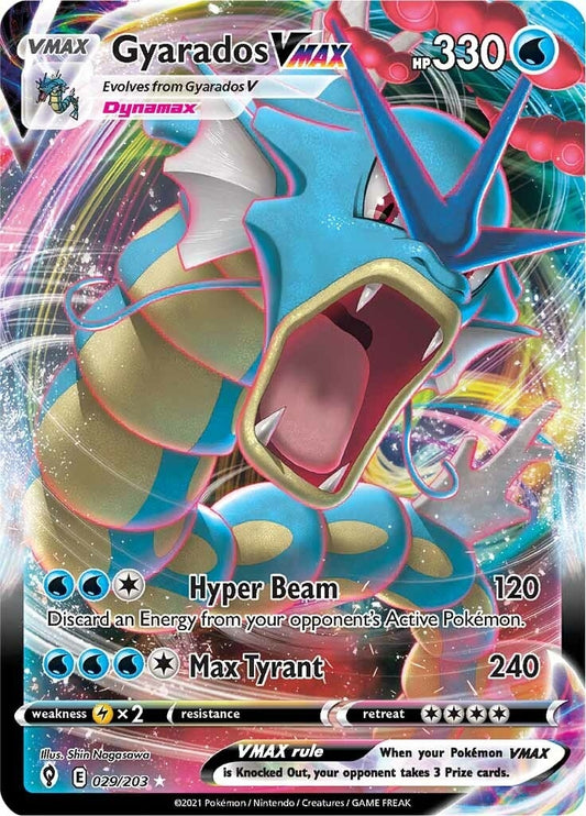 Gyarados VMAX (029/203) (SWSH07: Evolving Skies)