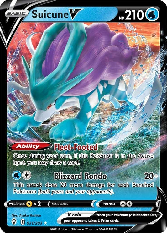 Suicune V (031/203) (SWSH07: Evolving Skies)
