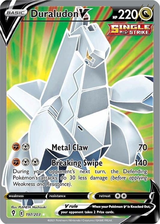 Duraludon V (Full Art) (197/203) (SWSH07: Evolving Skies)